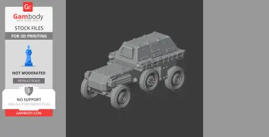 Berliet VUC - Tank Model STL