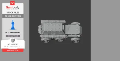 Berliet VUC - Tank Model STL