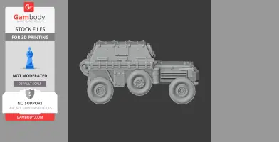 Berliet VUC - Tank Model STL