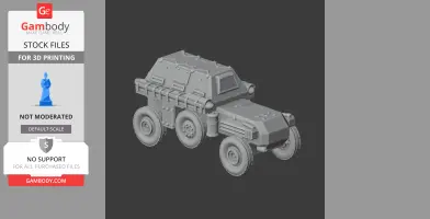 Berliet VUC - Tank Model STL