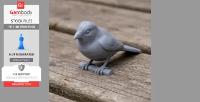 Angola waxbill - Prehistoric Animal STL
