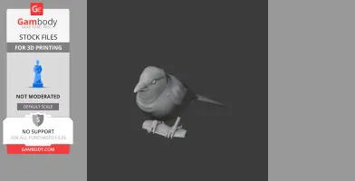 Angola waxbill - Prehistoric Animal STL