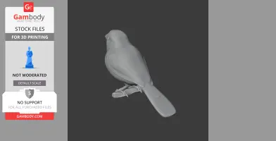 Angola waxbill - Prehistoric Animal STL