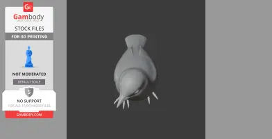 Angola white-eye - Prehistoric Animal STL