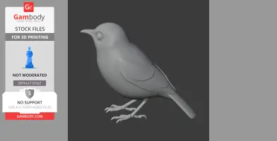 Angola white-eye - Prehistoric Animal STL