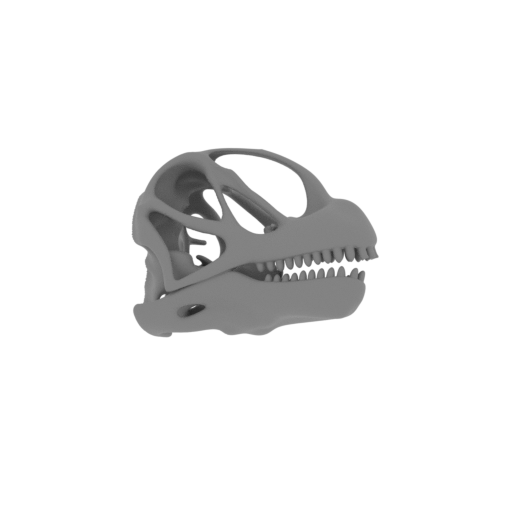Chromogisaurus Skull.stl