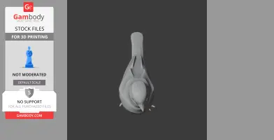Top view of a 3D model of a bird-like prehistoric creature with a long tail, streamlined body, and beak.