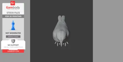 A 3D model of a prehistoric bird viewed from above, showcasing detailed feathers and beak.