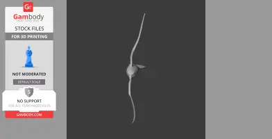 3D model of an Antarctic petrel in flight, viewed from above, with outstretched wings.