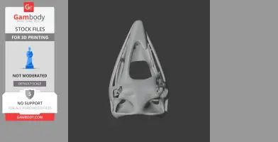 3D model of a Coloborhynchus skull replica for 3D printing, featuring a detailed elongated structure.