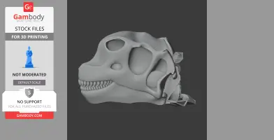 Arctosaurus Skull - Skull Replica STL