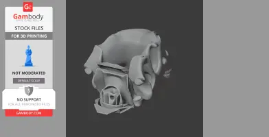 Arctosaurus Skull - Skull Replica STL