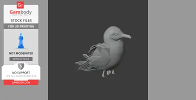 Andean gull - Prehistoric Animal STL
