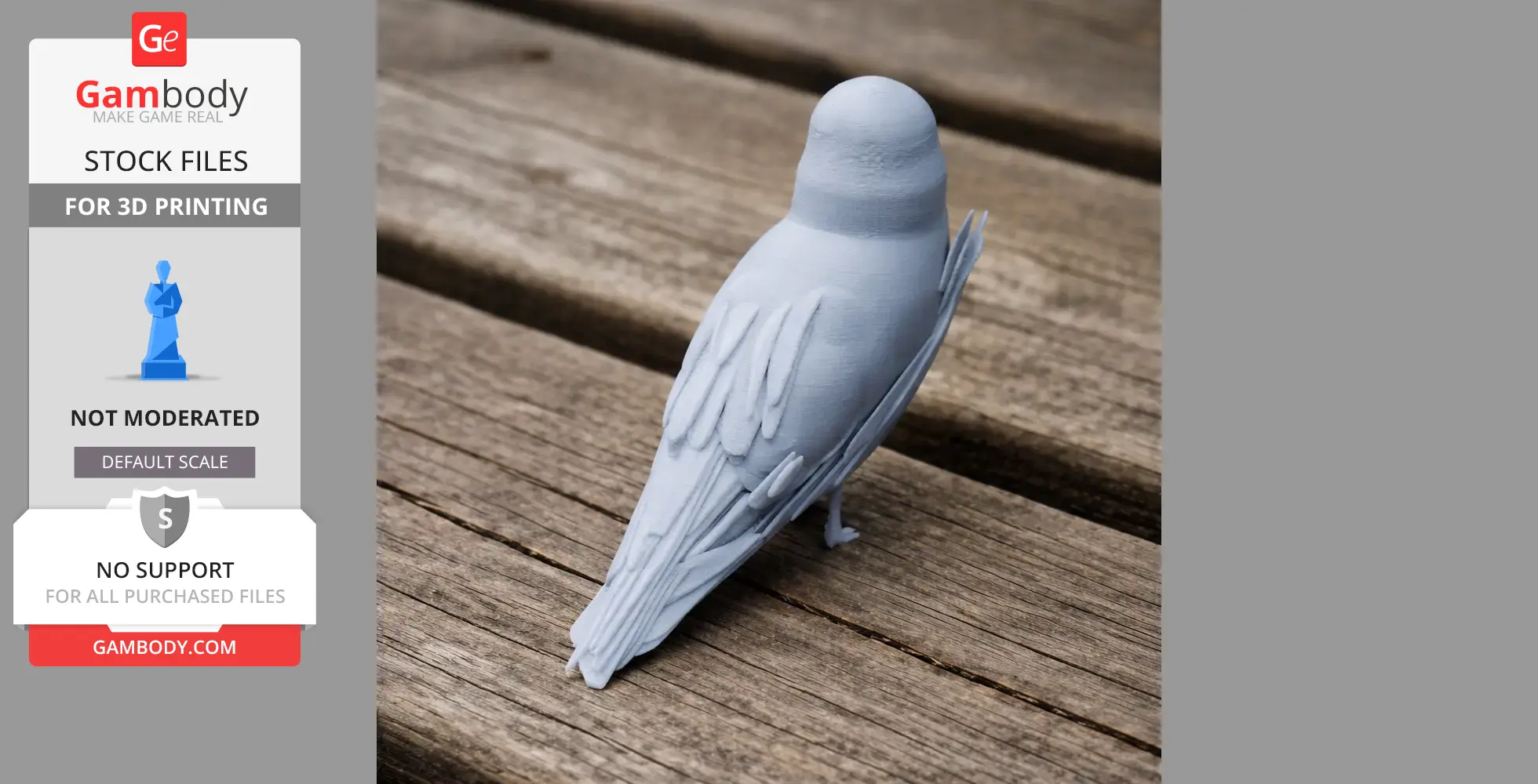 Andean gull - Prehistoric Animal STL