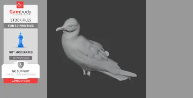Andean gull - Prehistoric Animal STL