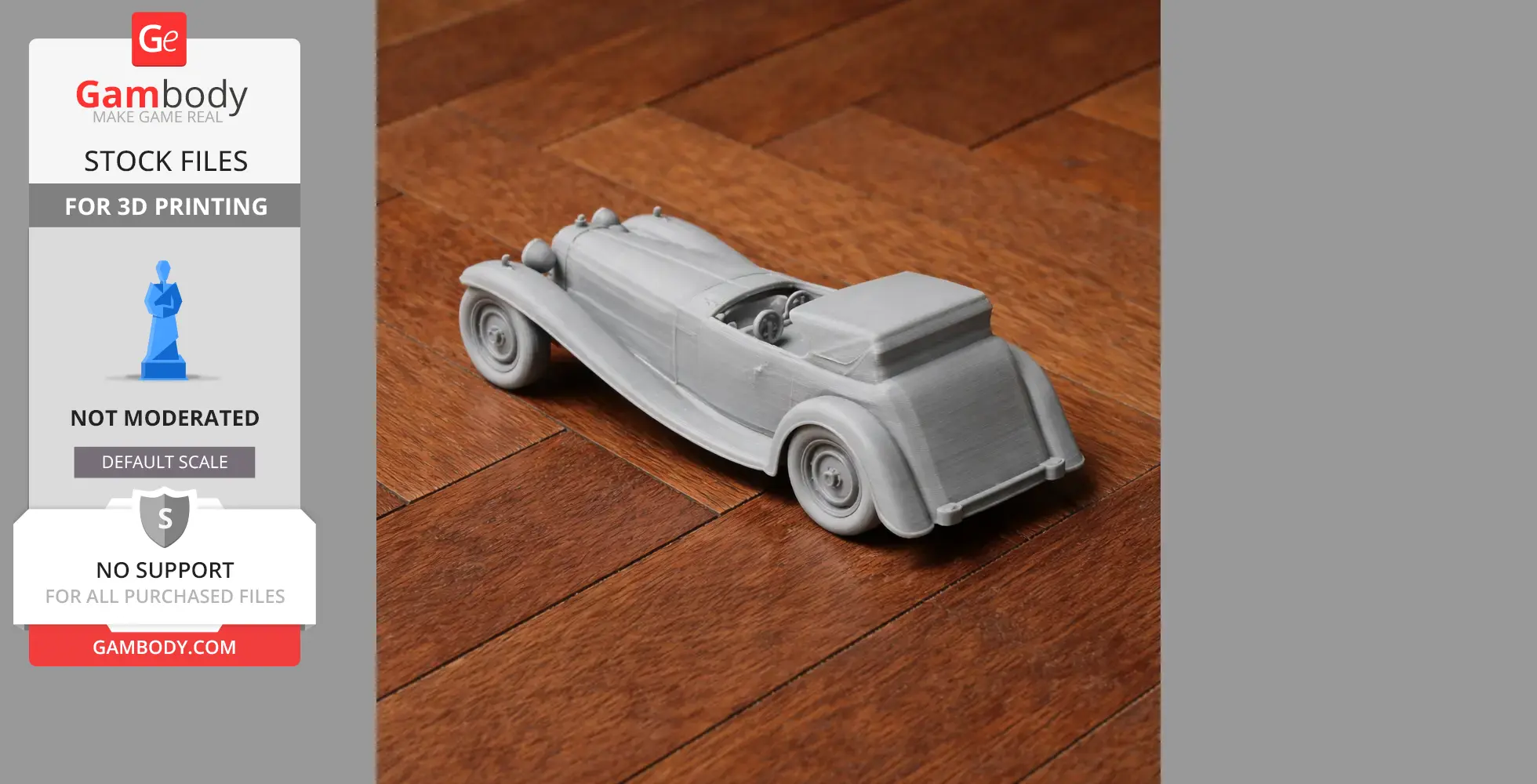 Bugatti Royale - Scale Vehicle STL