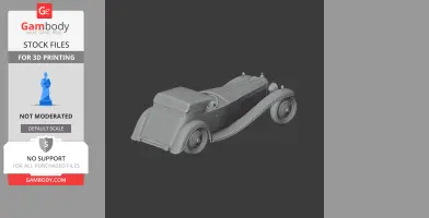 Bugatti Royale - Scale Vehicle STL