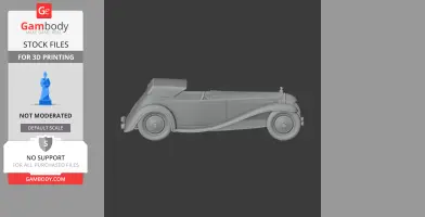 Bugatti Royale - Scale Vehicle STL