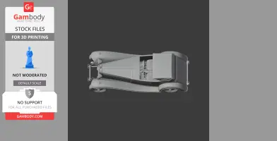 Bugatti Royale - Scale Vehicle STL