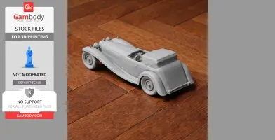 Bugatti Royale - Scale Vehicle STL