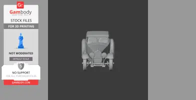 Bugatti Royale - Scale Vehicle STL