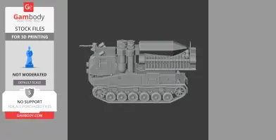 Detailed 3D model of a Bionix Trailblazer tank, designed for 3D printing.