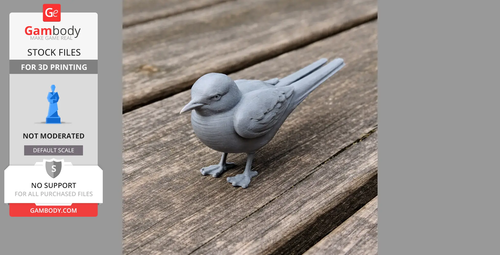 Antarctic tern - Prehistoric Animal STL
