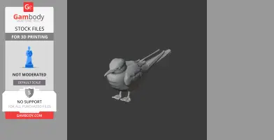 Antarctic tern - Prehistoric Animal STL