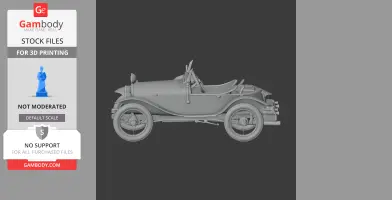 Bugatti Type 18 - Scale Vehicle STL