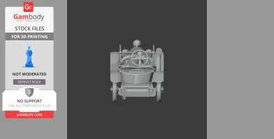Bugatti Type 18 - Scale Vehicle STL
