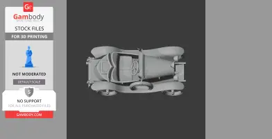 Bugatti Type 18 - Scale Vehicle STL