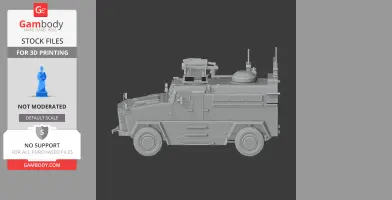 BMC MRAP - Tank Model STL