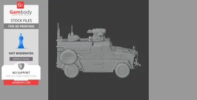 BMC MRAP - Tank Model STL