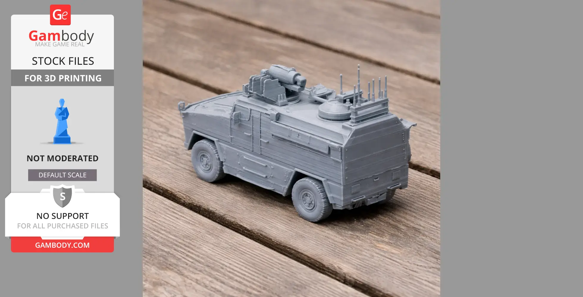 BMC MRAP - Tank Model STL