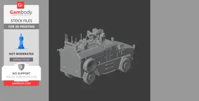 BMC MRAP - Tank Model STL