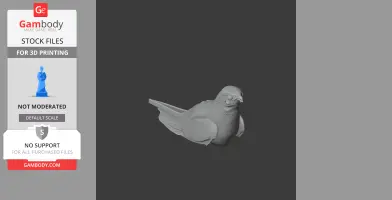 Antillean nighthawk - Prehistoric Animal STL