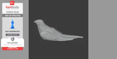 Antillean nighthawk - Prehistoric Animal STL