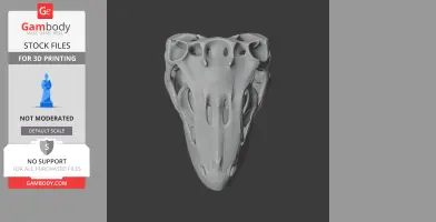 Deinodon Skull - Skull Replica STL