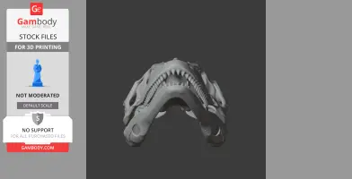 Deinodon Skull - Skull Replica STL