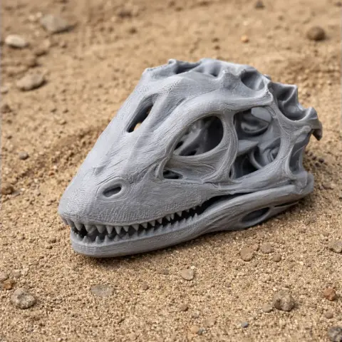Deinodon Skull - Skull Replica STL