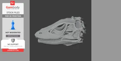 Deinodon Skull - Skull Replica STL