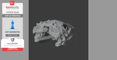 Deinodon Skull - Skull Replica STL