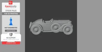 Bugatti Type 55 - Scale Vehicle STL