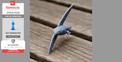 Antillean palm swift - Prehistoric Animal STL