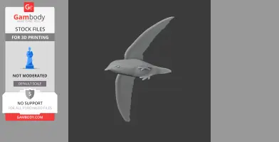 Antillean palm swift - Prehistoric Animal STL
