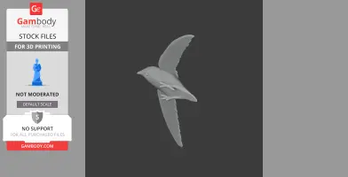 Antillean palm swift - Prehistoric Animal STL