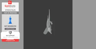 Antillean palm swift - Prehistoric Animal STL