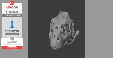 Dianchungosaurus Skull - Skull Replica STL