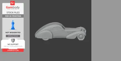 Bugatti Type 57 - Scale Vehicle STL
