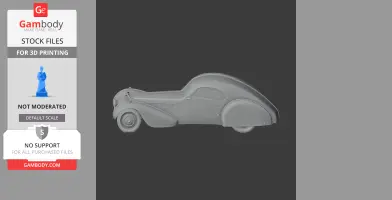 Bugatti Type 57 - Scale Vehicle STL